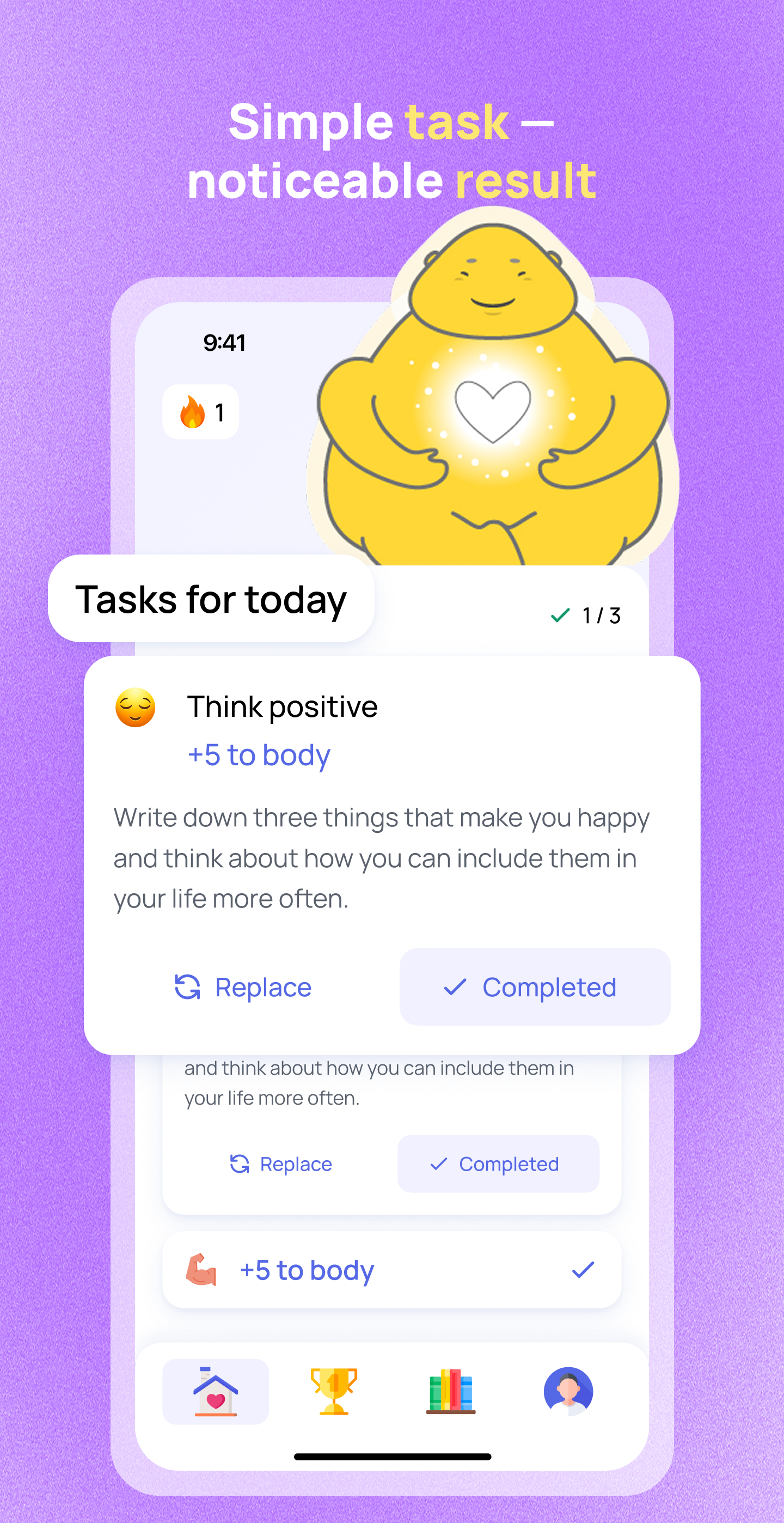 Evaari app - Space category organization